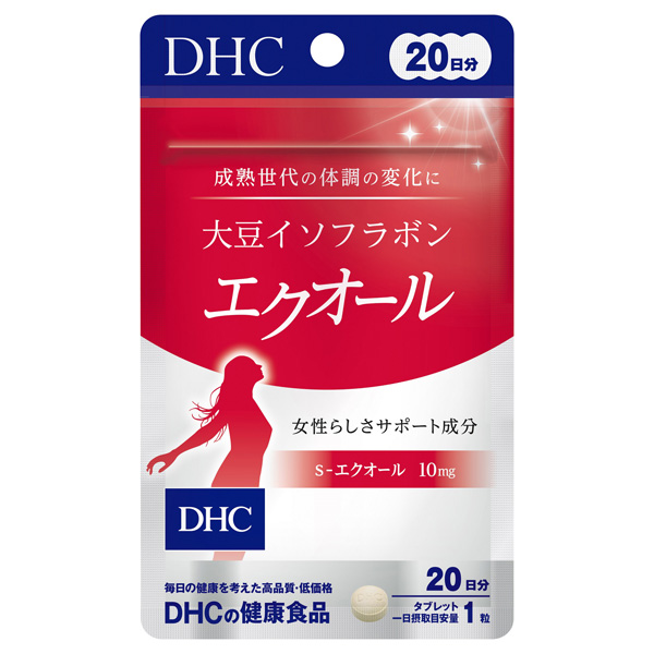 DHC 20日大豆イソフラボンエクオール(20日分): 健康食品・サプリメント