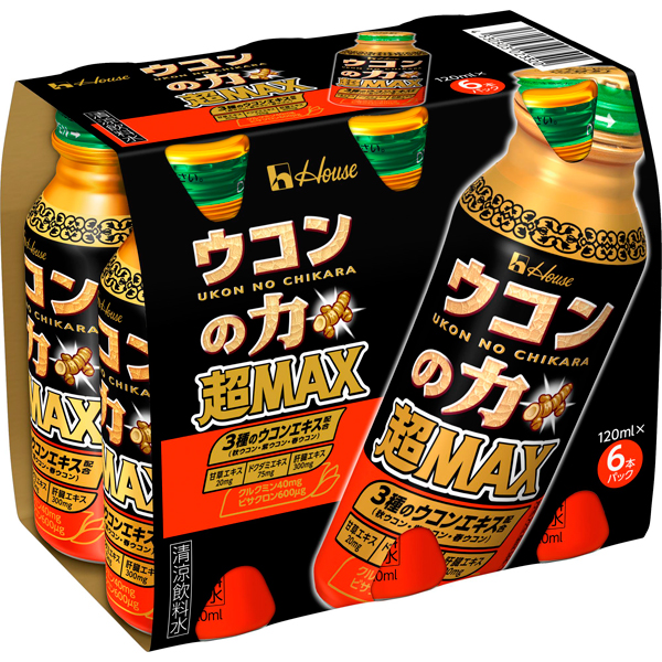 ウコンの力 超MAX 120ml×6本×5セット: 健康食品・サプリメント