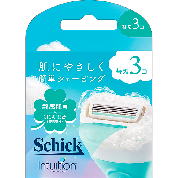 シック イントゥイション 敏感肌用 替刃 3個: 化粧品・ビューティケア
