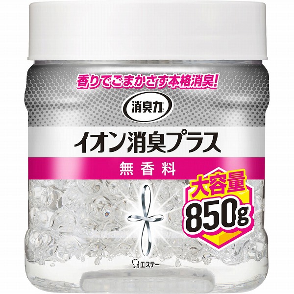 エステー 消臭力クリアビーズ イオン消臭プラス 大容量 本体 無香料