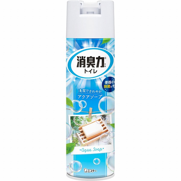 消臭力 トイレ用スプレー アクアソープ 365mL: 日用品・生活雑貨