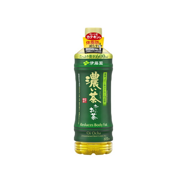 伊藤園 お～いお茶 濃い茶 600ml×24本 (1ケース) 【機能性表示食品