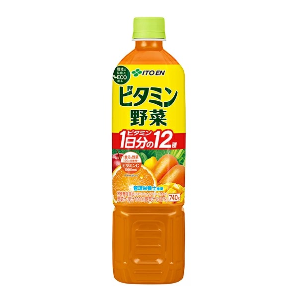 伊藤園 ビタミン野菜740 740g×15本入り (1ケース): 食品・飲料