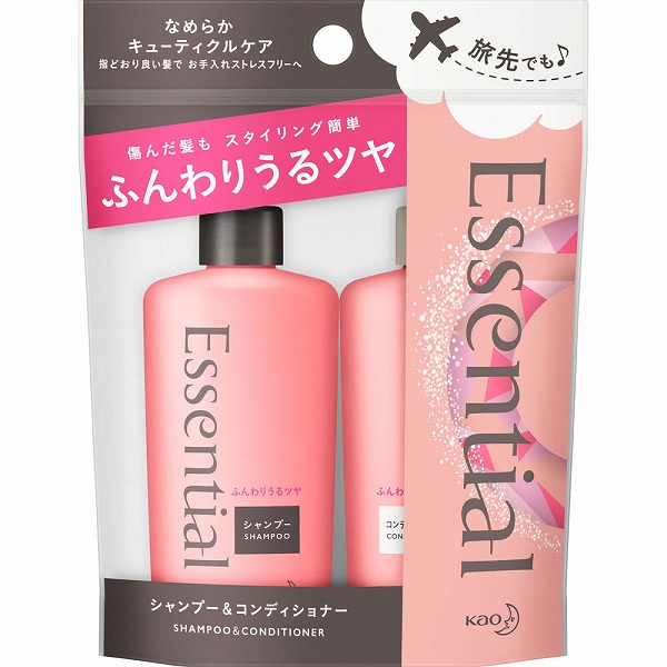 エッセンシャル ふんわりうるツヤ シャンプー&コンディショナー ミニ