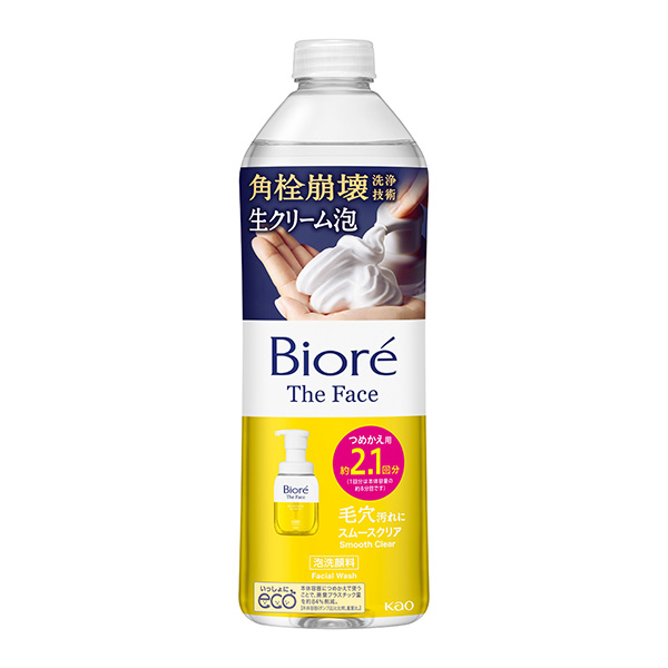 ビオレ ザフェイス 泡洗顔料 スムースクリア つめかえ用 340mL 花王