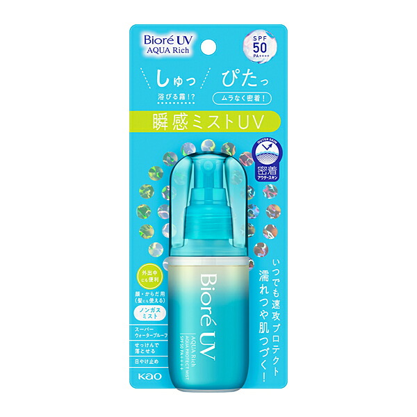 ビオレuVアクアリッチアクアプロテクトミスト 60ml 花王: 化粧品