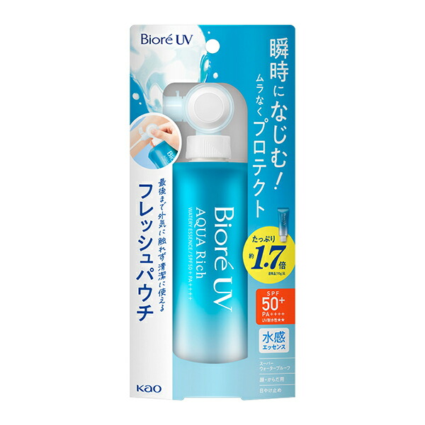 ビオレ uV アクアリッチ ウォータリーエッセンス フレッシュパウチ
