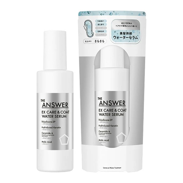 花王 THE ANSWER EX ケア&コート ウォーターセラム 190ml 花王: 化粧品