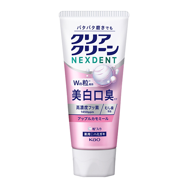 花王クリアクリーンNEXDENT 美白口臭 アップルカモミール 110g【医薬部