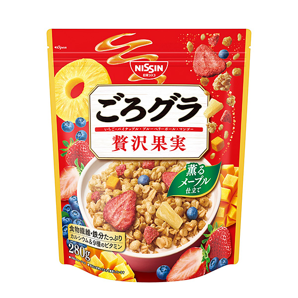 日清シスコ ごろグラ贅沢果実 280g×8個 (1ケース): 食品・飲料