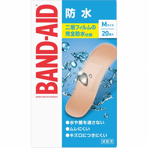 バンドエイド防水Mサイズ 20枚【一般医療機器】: 衛生・医療用品