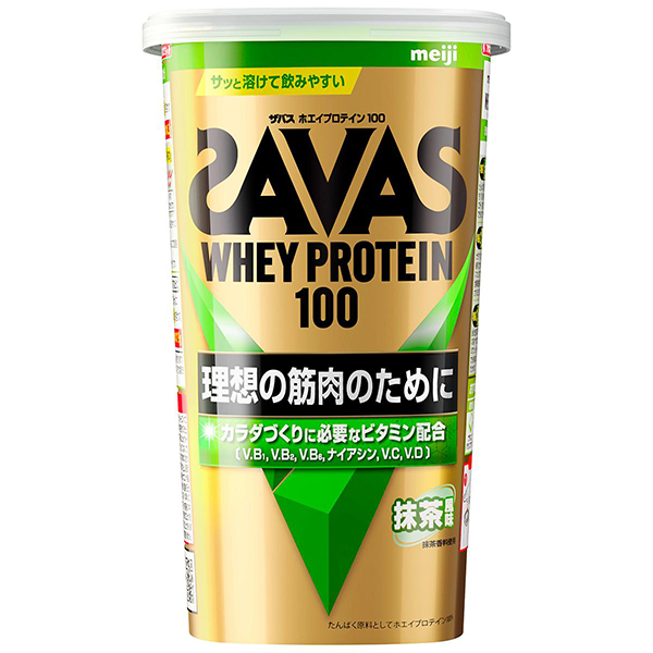 ザバス ホエイプロテイン100 抹茶風味 280g(10食分)(10食分): 食品