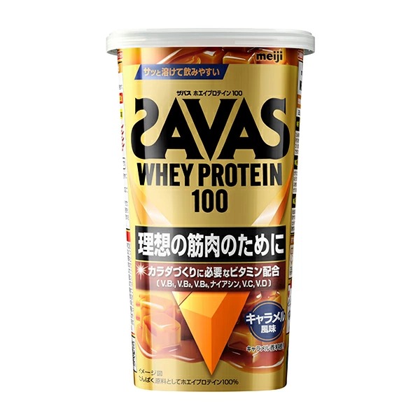 ザバス ホエイプロテイン100 キャラメル味 280g: 健康食品