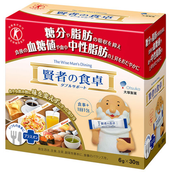 大塚製薬 賢者の食卓 ダブルサポート 6g×30包×10個パック 賢者の食卓ダブルサポート 6g×30包 (大塚製薬)【特定保健用食品】(6g