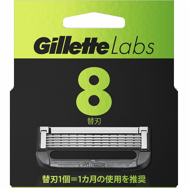 ジレットラボ角質除去バー搭載替刃8B (8個入り): 化粧品・ビューティ