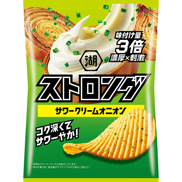 湖池屋 ストロングサワークリームオニオン 53g ×12袋 (1ケース)