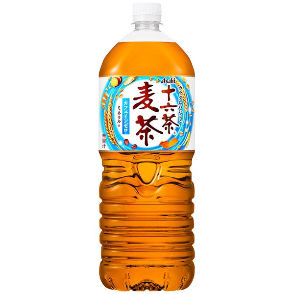 アサヒ　十六茶麦茶 2.0L×6本入り (1ケース)