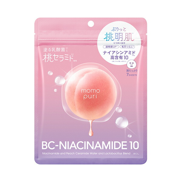 ももぷり 潤いバリアセラムマスク N 7枚入り (148mL)