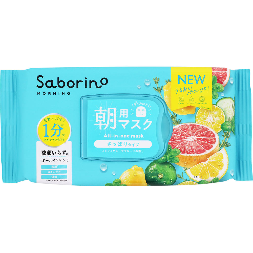サボリーノ 目ざまシート 爽やか果実のすっきりタイプ N 32枚（310mL）