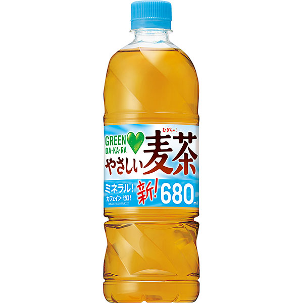 サントリー　ＧＲＥＥＮ　ＤＡ・ＫＡ・ＲＡやさしい麦茶 680ml×24本入り(1ケース)