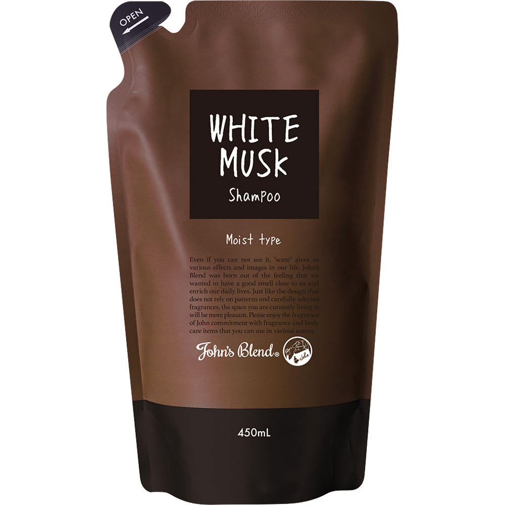 John’s Blend シャンプー ホワイトムスク 詰替 450mL