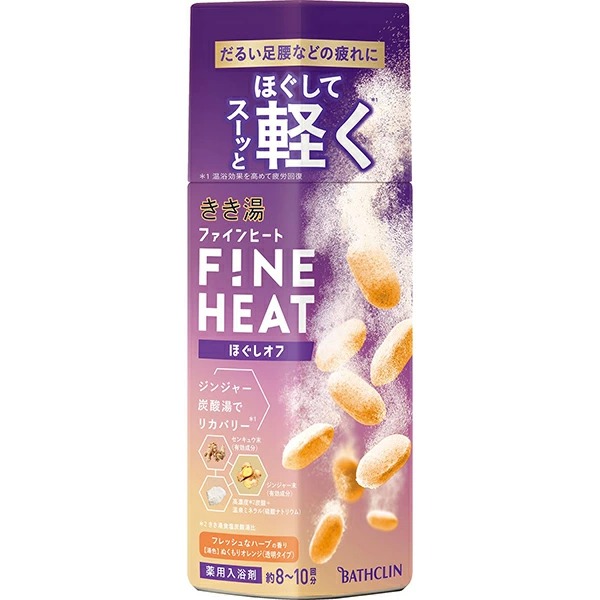 きき湯ファインヒート ほぐしオフ 400g【医薬部外品】