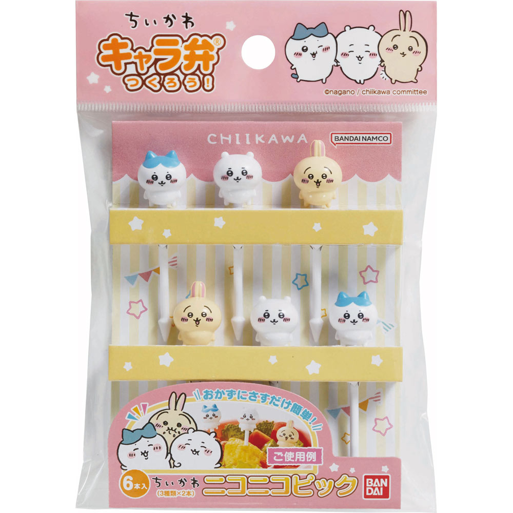 ちいかわ ニコニコピック 6本（3種類×2本）×2個セット