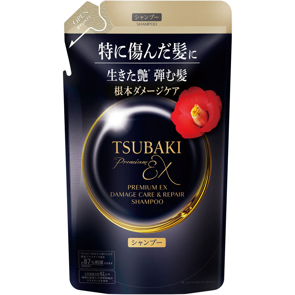TSUBAKI プレミアムEX ダメージケア＆リペア＜シャンプー＞つめかえ用 300mL