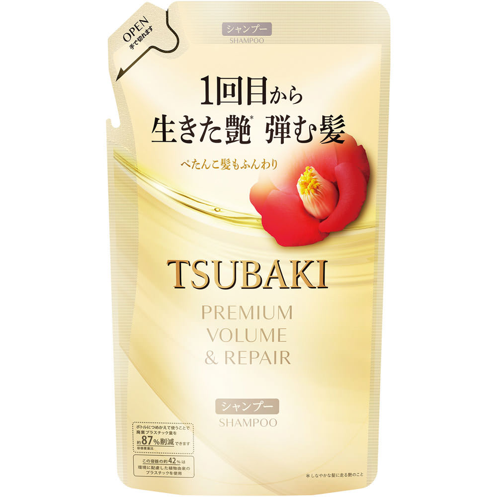 TSUBAKI プレミアム ボリューム＆リペア＜シャンプー＞つめかえ用 300mL