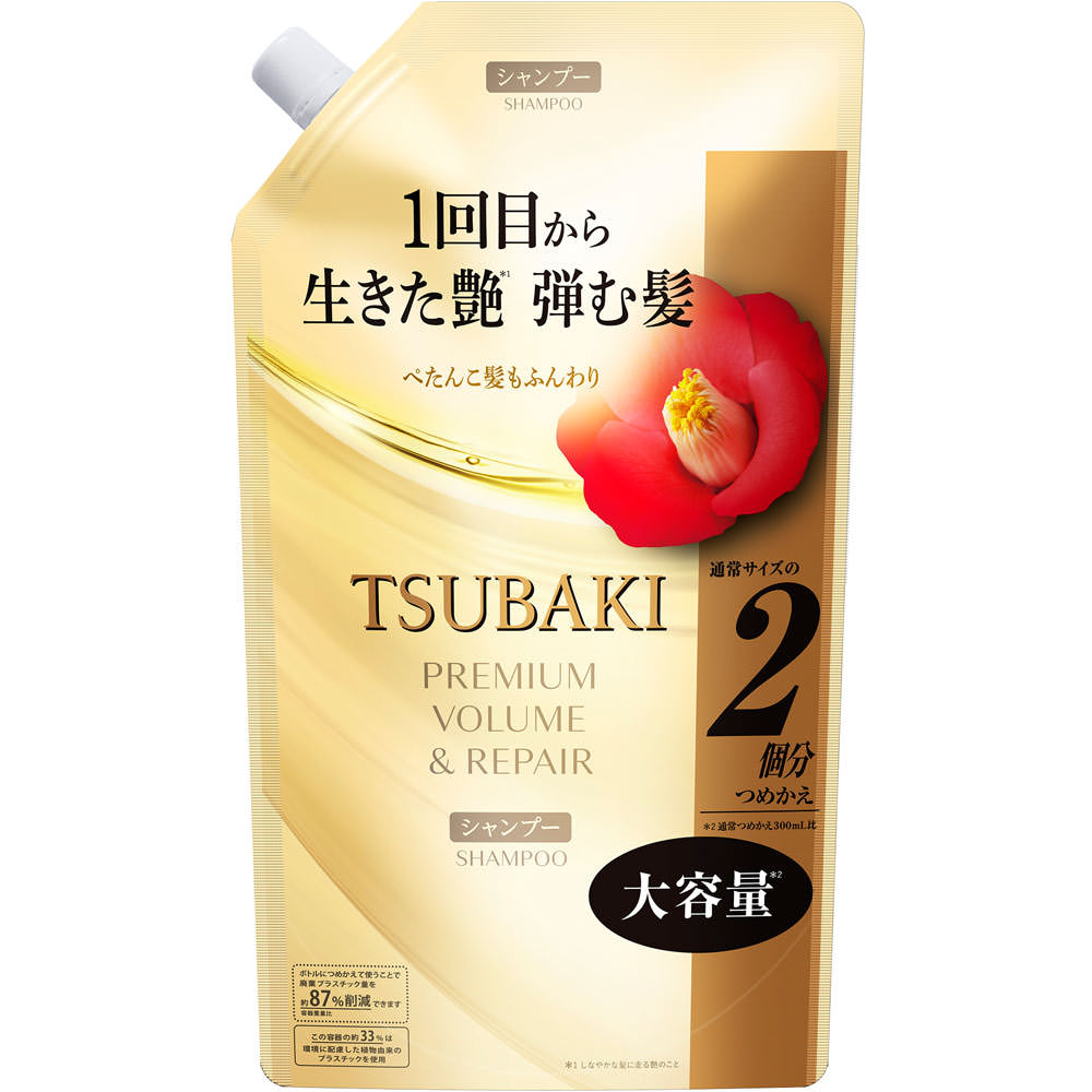 TSUBAKI プレミアム ボリューム＆リペア＜シャンプー＞つめかえ用 600mL