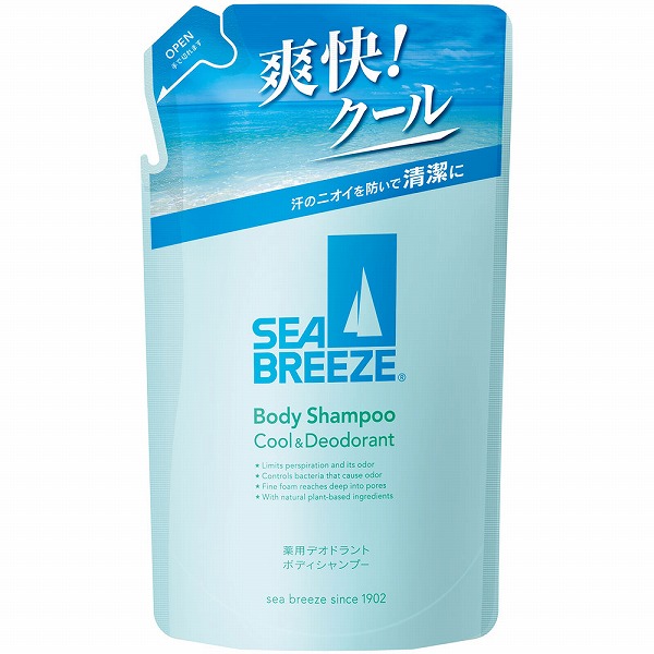 シーブリーズ ボディシャンプー クール&デオドラント f (つめかえ) 330mL【医薬部外品】