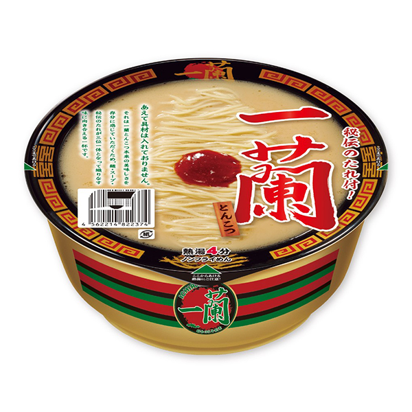 一蘭　とんこつ　カップ　138g×12個　3ケースセット(計36個)
