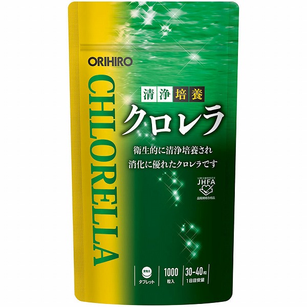 オリヒロ 清浄培養クロレラ(1000粒)