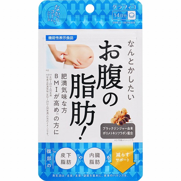 なんとかしたい お腹の脂肪！ 7.0g（250mg×28粒）【機能性表示食品】