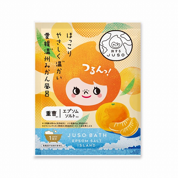 JUSO BATH POWDERみかん 30g