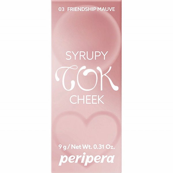 ペリペラ シロッピートックチーク03愛情満タンモーブ 9g