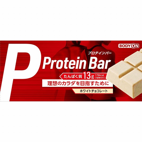 BODYON プロテインバー ホワイトチョコレート 36g×10本セット