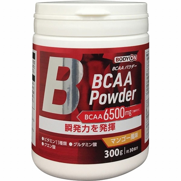 ＢＯＤＹＯＮ ＢＣＡＡパウダー マンゴー風味(300g・約30食分)