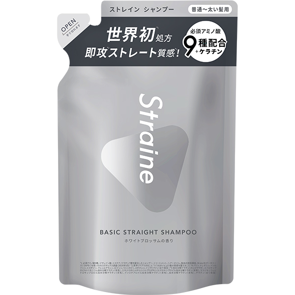 ストレイン ベーシック ストレートシャンプー詰替 400ml