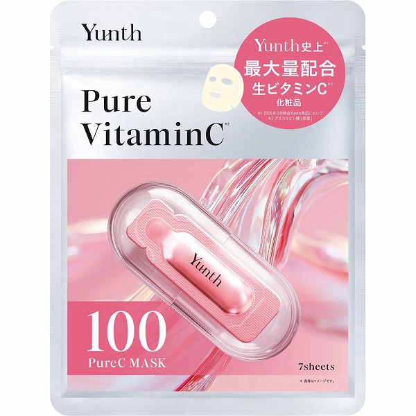 Yunth 生VC美容液シートマスク 7枚×1箱