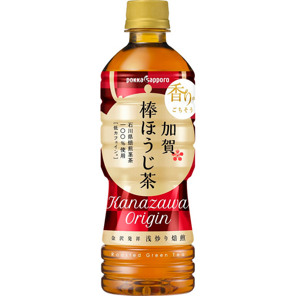 ポッカサッポロ 加賀棒ほうじ茶 525ml×24本入り (1ケース)