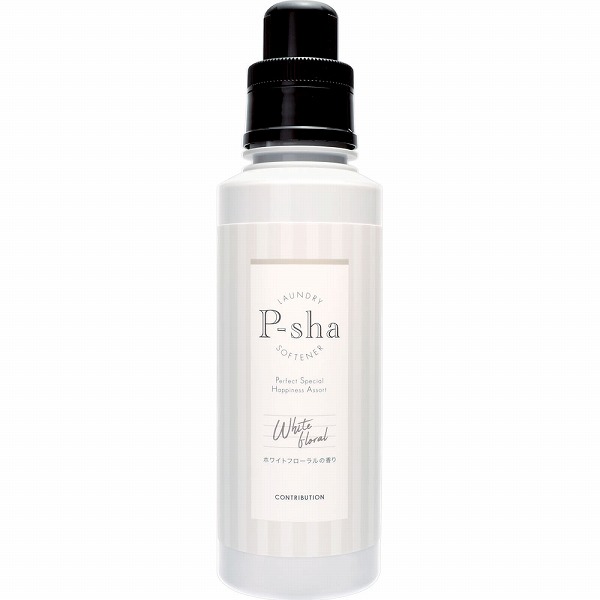 P-sha (パーシャ) 柔軟剤 ホワイトフローラルの香り ボトル 600mL