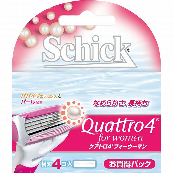 シック クアトロ4フォーウーマン替刃 4個