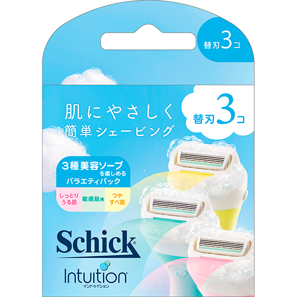シック イントゥイション バラエティパック 替刃 3個