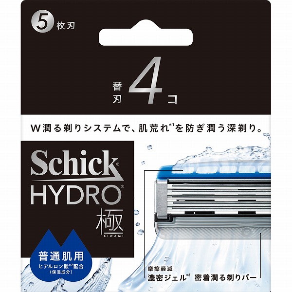 シック ハイドロ極 普通肌 替刃 4個