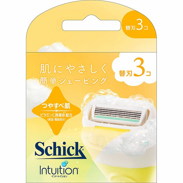 シック イントゥイション つや肌 替刃 3個