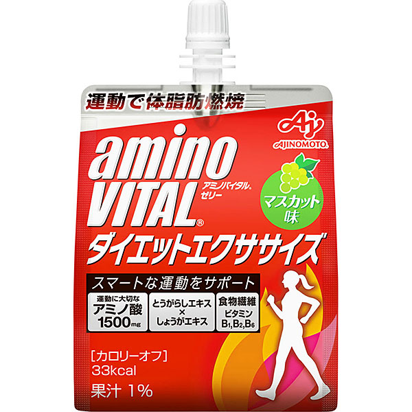 アミノバイタルゼリードリンク　ダイエットエクササイズ　180g×24個入り