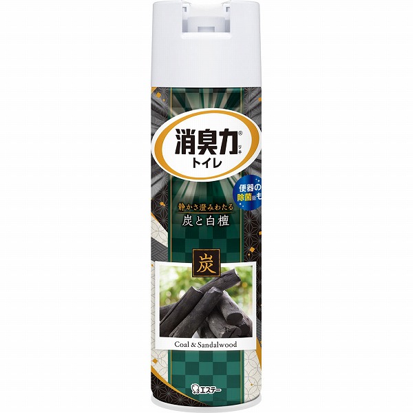 消臭力 トイレ用スプレー 炭と白檀 365mL