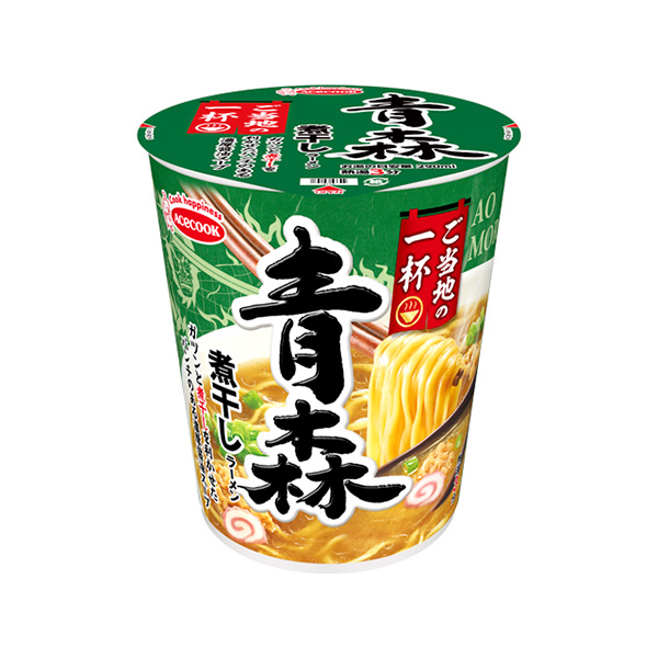 エースコック ご当地の一杯 青森 煮干しラーメン 60g×12個 (1ケース)