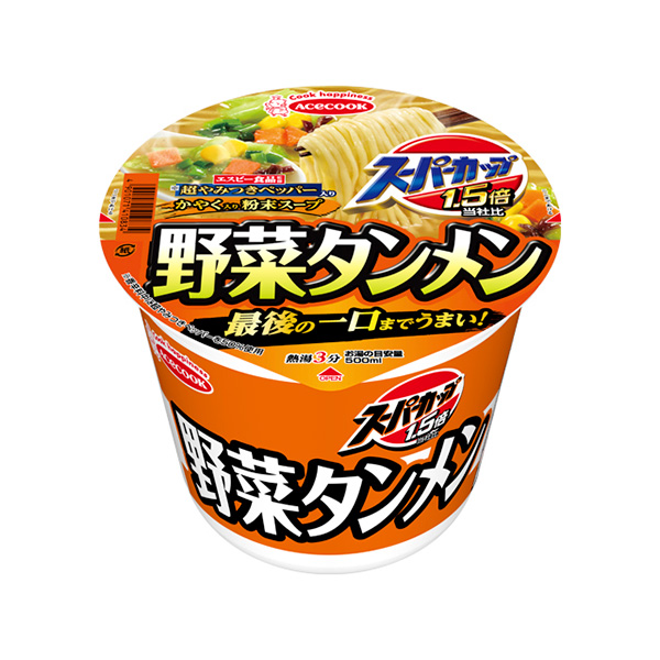 エースコック スーパーカップ1.5倍 野菜タンメン 106g×12個 (1ケース)